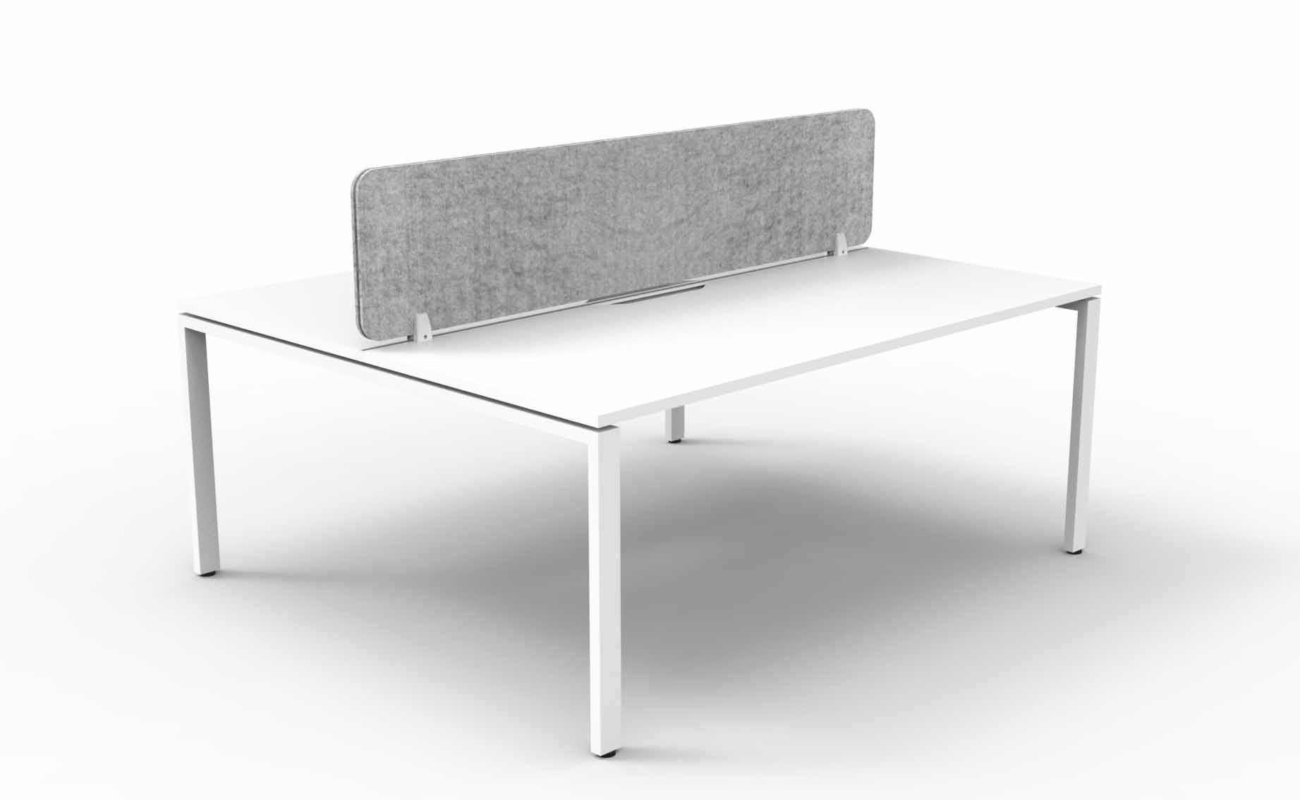 Profile 2 Person Double Sided Workstation - with Eco Screen